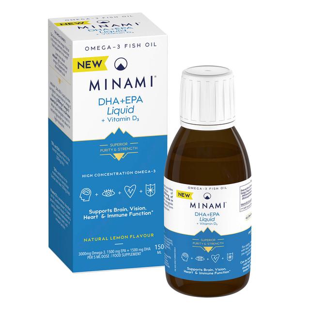 Minami Minami DHA+EPA Liquid + Vitamin D3 - 150ml on Productcaster.