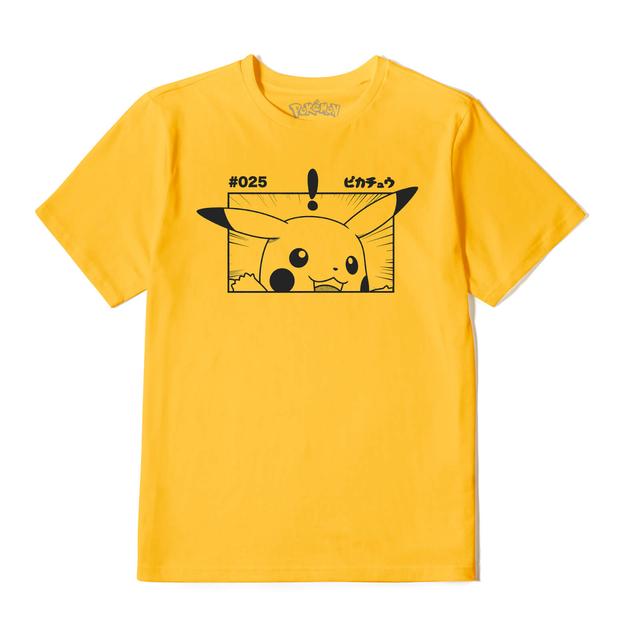 Pokémon Pikachu Unisex T-Shirt - Mosterd Geel - M on Productcaster.