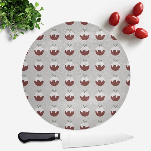 Christmas Pud Round Chopping Board on Productcaster.