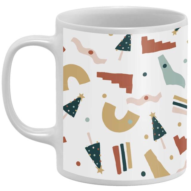 Abstract Christmas Mug on Productcaster.