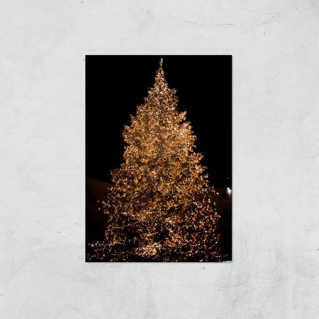 Christmas Tree Pretty Lights Giclee Art Print - A4 - Print Only on Productcaster.