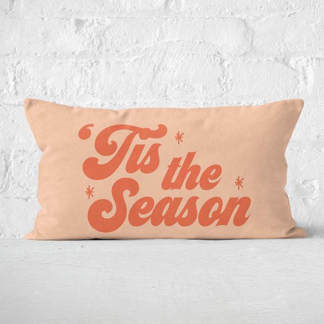 Tis The Season Rectangular Cushion - 30x50cm - Soft Touch on Productcaster.