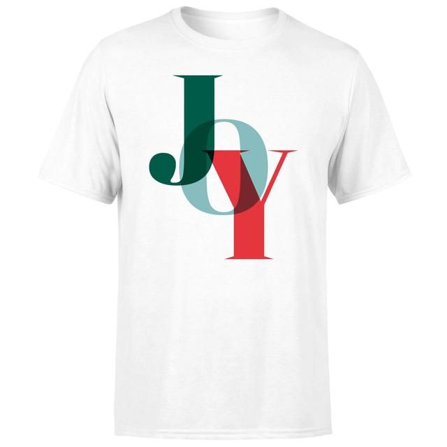 Graphical Joy Men's T-Shirt - White - XXL - White on Productcaster.