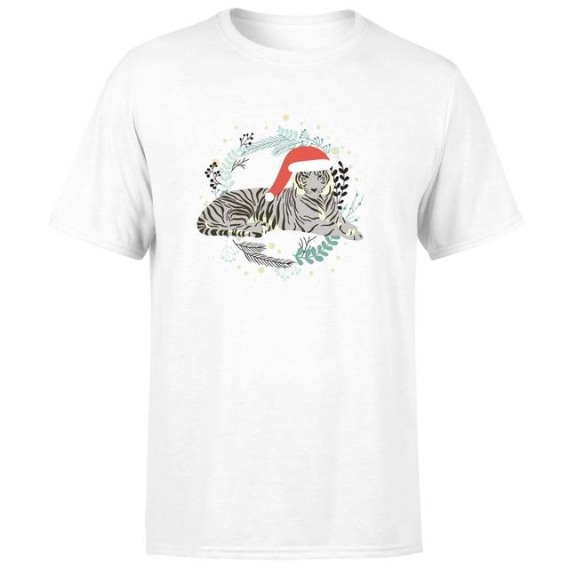 Snow Tiger Men's T-Shirt - White - S - Weiß on Productcaster.