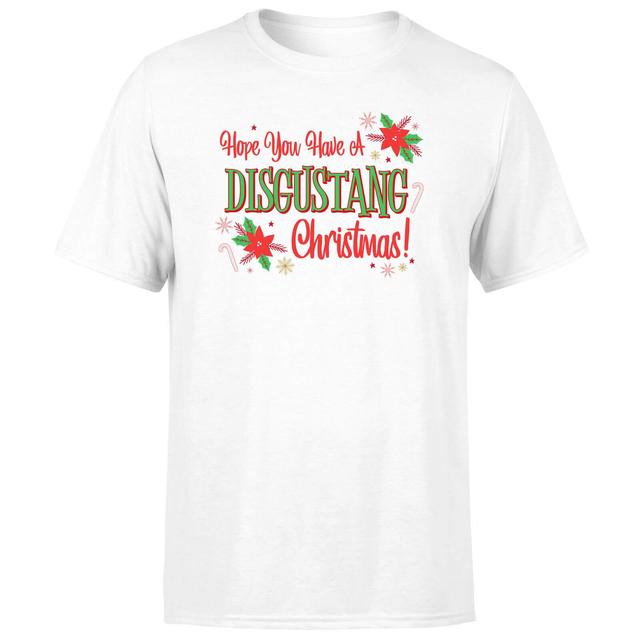 Hope You Have A Disgustang Christmas Festive Men's T-Shirt - White - XXL - White on Productcaster.