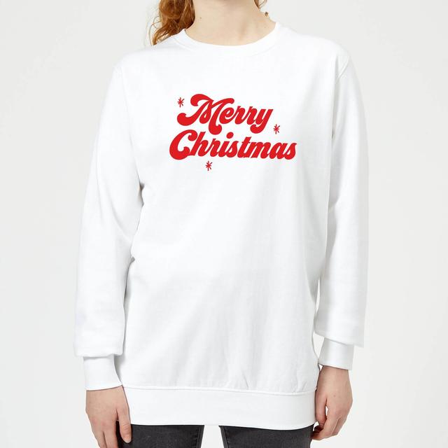 Merry Christmas Women's Jumper - White - XXL - White on Productcaster.