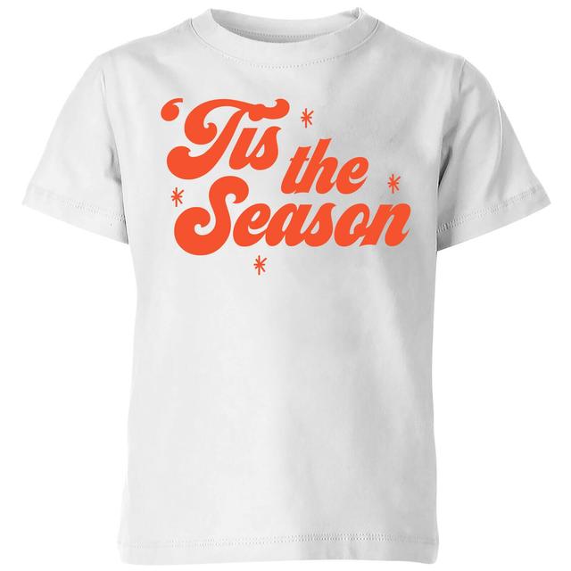 Tis The Season Kids' T-Shirt - White - 11-12 Jahre - Weiß on Productcaster.