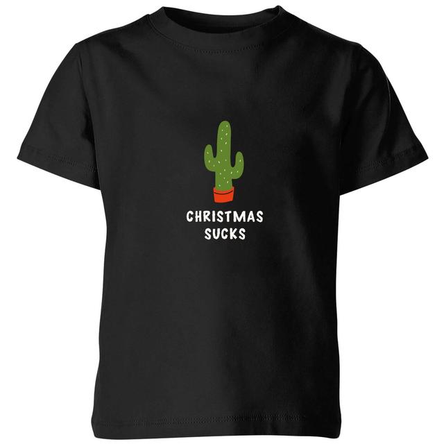 Christmas Sucks Kids' T-Shirt - Black - 9-10 Jahre - Schwarz on Productcaster.