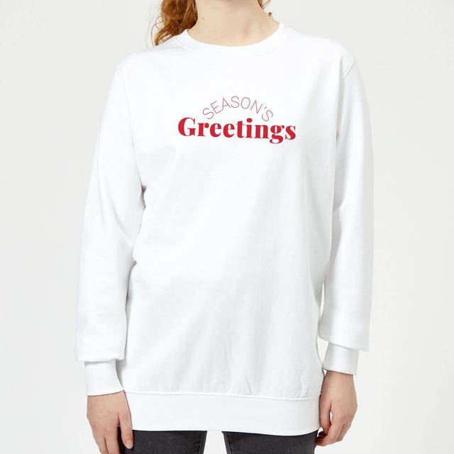 Season's Greetings Women's Sweatshirt - White - XXL - Weiß on Productcaster.