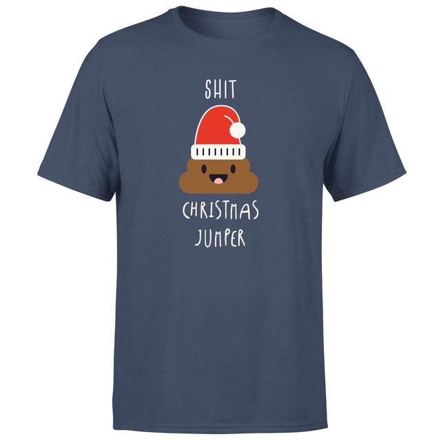 Shit Christmas Jumper Men's T-Shirt - Navy - L - Marineblau on Productcaster.