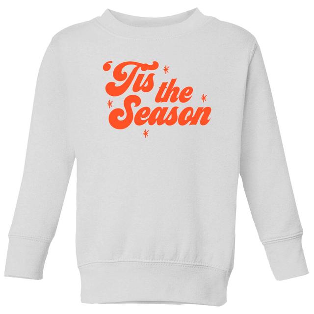 Tis The Season Kids' Sweatshirt - White - 9-10 Years - White on Productcaster.