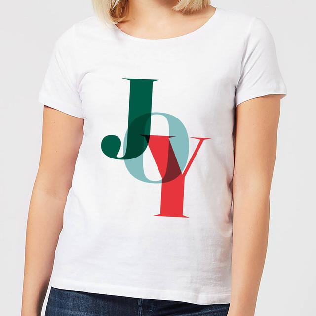 Graphical Joy Women's T-Shirt - White - XXL - White on Productcaster.