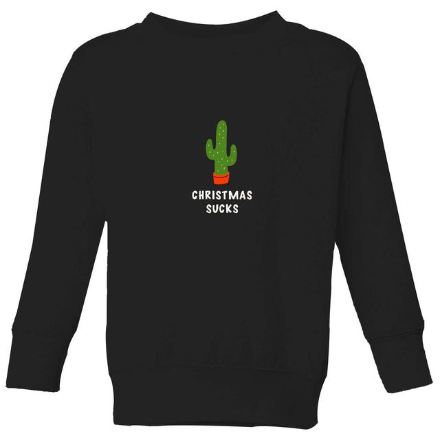 Christmas Sucks Kids' Sweatshirt - Black - 7-8 Jahre - Schwarz on Productcaster.