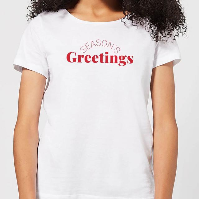 Season's Greetings Women's T-Shirt - White - XL - Weiß on Productcaster.