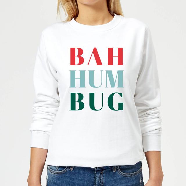 Bah Hum Bug Women's Sweatshirt - White - XXL - Weiß on Productcaster.