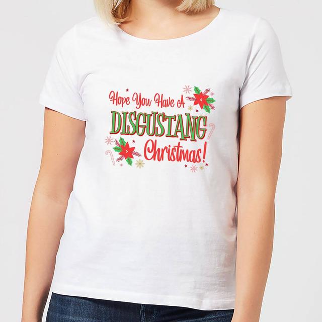 Hope You Have A Disgustang Christmas Festive Women's T-Shirt - White - XXL - Weiß on Productcaster.