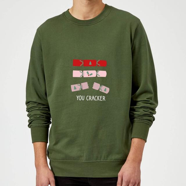 You Cracker Sweatshirt - Forest Green - XL - Waldgrün on Productcaster.