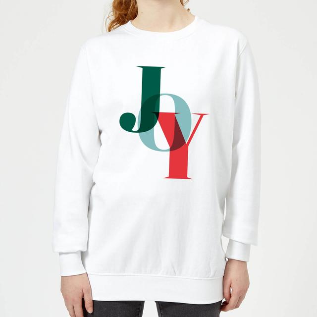 Graphical Joy Women's Sweatshirt - White - L - Weiß on Productcaster.