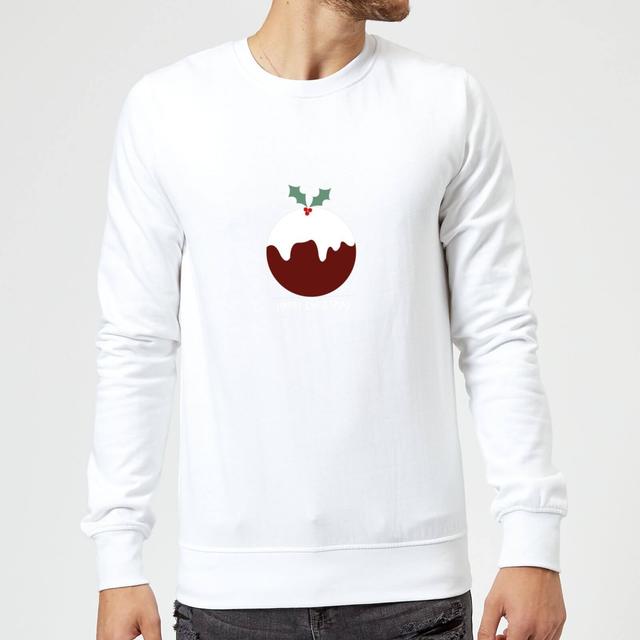 Christmas Pudding Sweatshirt - White - XXL - White on Productcaster.