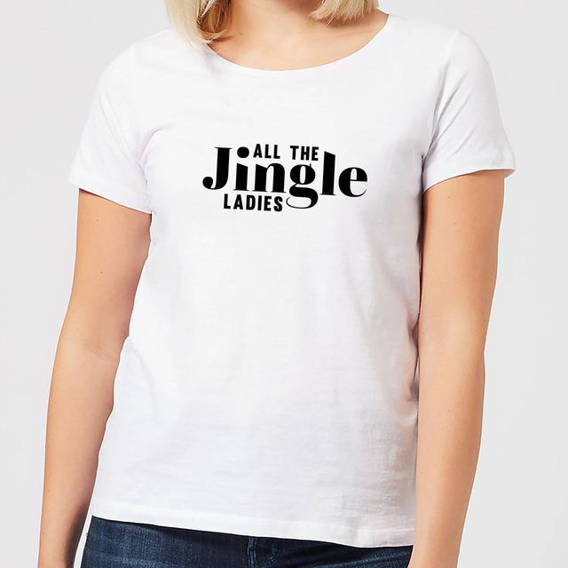 All The Jingle Ladies Women's T-Shirt - White - S on Productcaster.