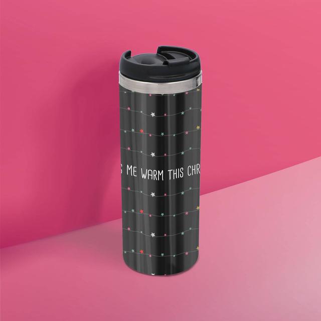 Keeping Me Warm This Christmas Stainless Steel Thermo Travel Mug on Productcaster.