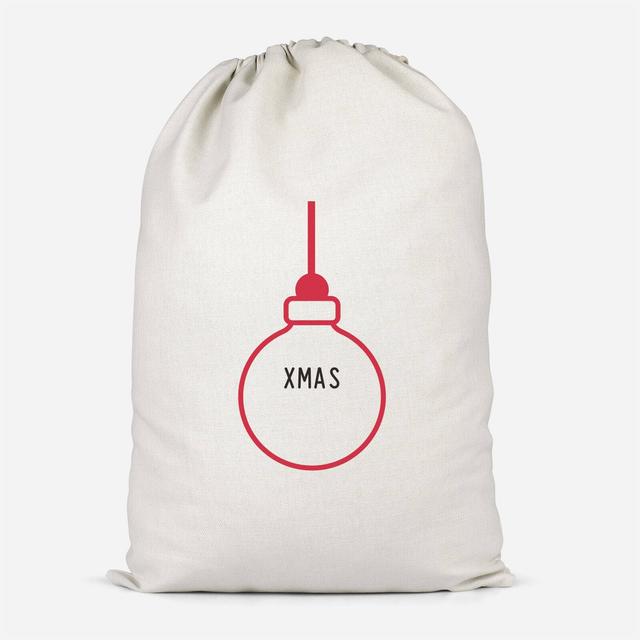 Xmas Bauble Santa Sack - Small on Productcaster.