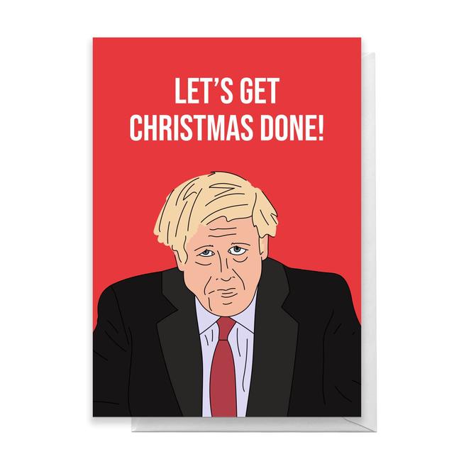 Let's Get Christmas Done Greetings Card - Standard Card on Productcaster.