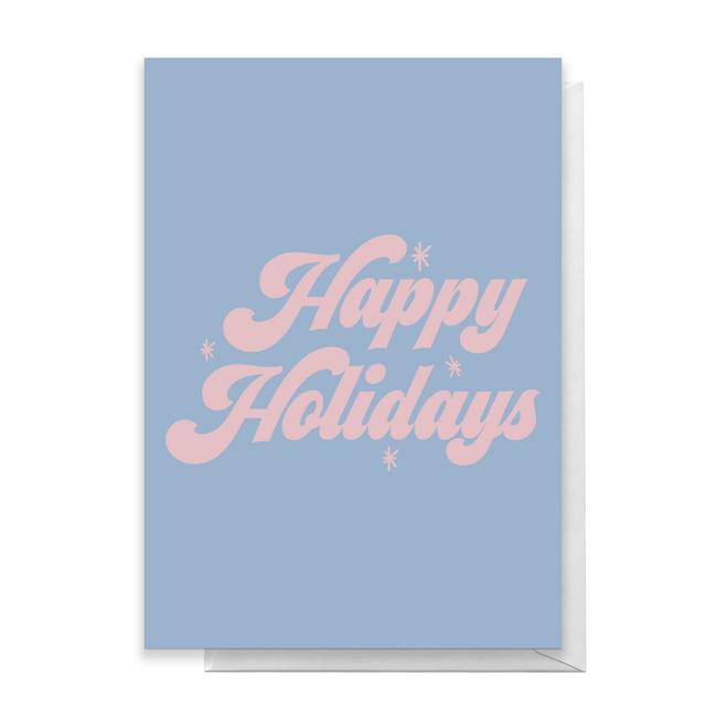 Happy Holidays Greetings Card - Large Card on Productcaster.