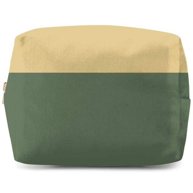 Split Colour Green Wash Bag on Productcaster.