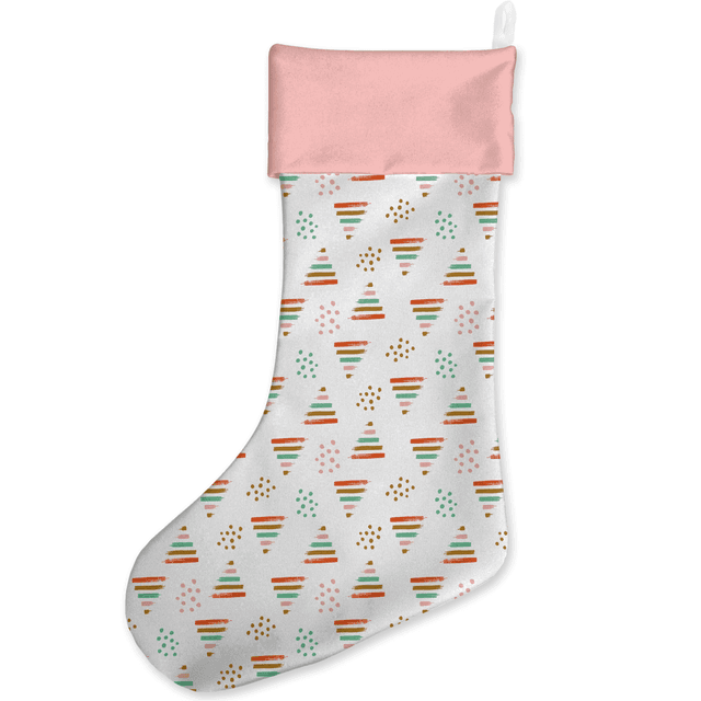 Pastel Abstract Christmas Stocking on Productcaster.