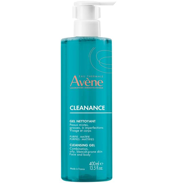 Avène Cleanance Cleansing Gel For Oily, Blemish Prone Skin 400ml on Productcaster.