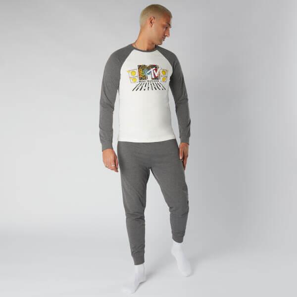 MTV Men's Pyjama Set - Grijs - L on Productcaster.