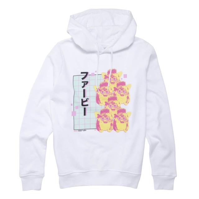 Furby Glitched Hoodie - White - XXL on Productcaster.