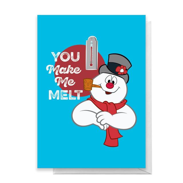 You Make Me Melt Greetings Card - Large Card on Productcaster.