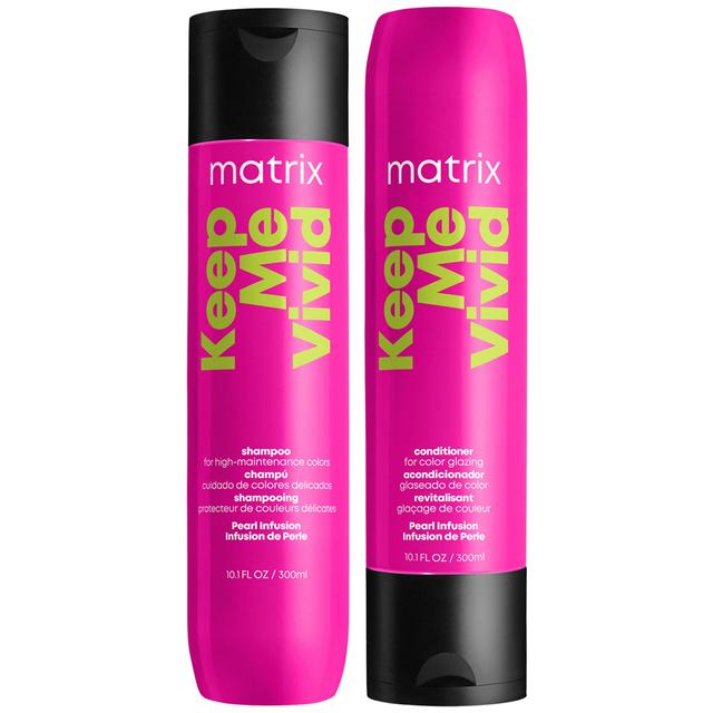 Matrix Keep Me Vivid Colour Protecting Shampoo and Conditioner Duo Set For High Maintenance Coloured Hair 300ml on Productcaster.