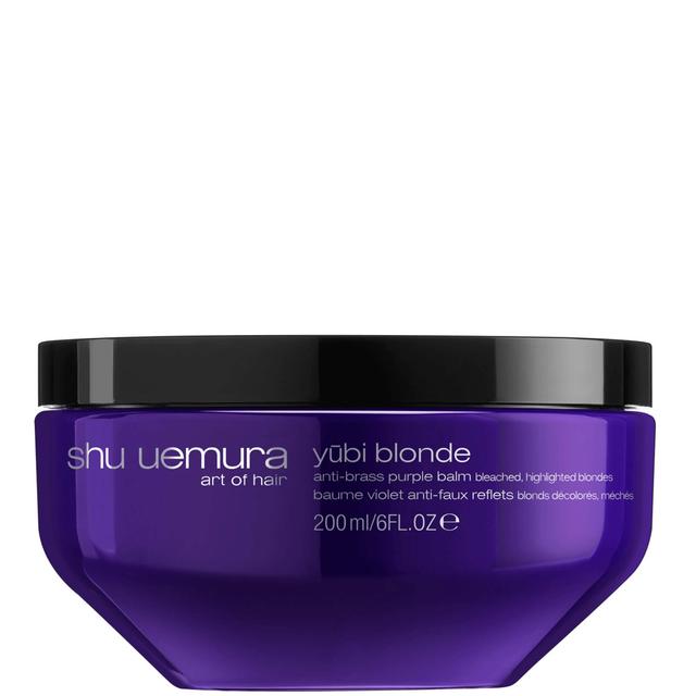 Shu Uemura Art of Hair Yubi Blonde Anti-Brass Purple Balm for Bleached, Highlighted Blonde Hair 200ml on Productcaster.