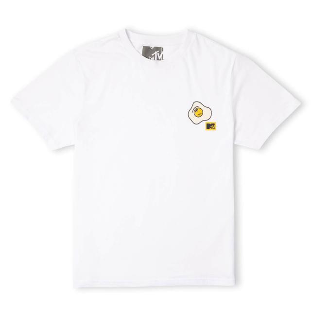 MTV Fried Egg Women's T-Shirt - White - XXL - White on Productcaster.