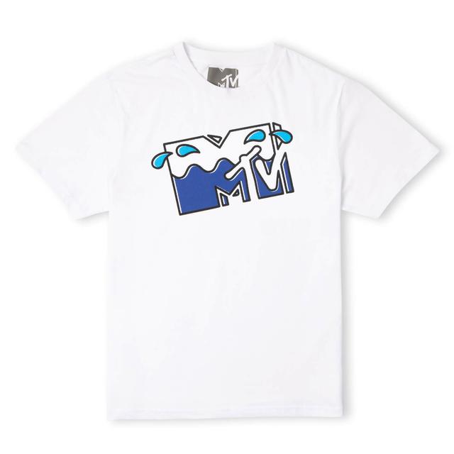 MTV Water Logo Women's T-Shirt - White - L - Weiß on Productcaster.