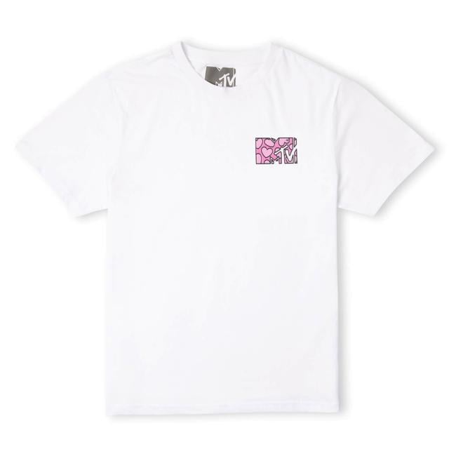 MTV Heart Logo Women's T-Shirt - White - XL - Weiß on Productcaster.