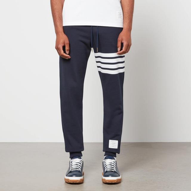 Thom Browne Men's 4-Bar Loopback Sweatpants - Navy - 4/XL on Productcaster.