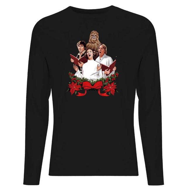 Star Wars Christmas Jedi Carols Unisex Long Sleeve T-Shirt - Black - XS - Schwarz on Productcaster.