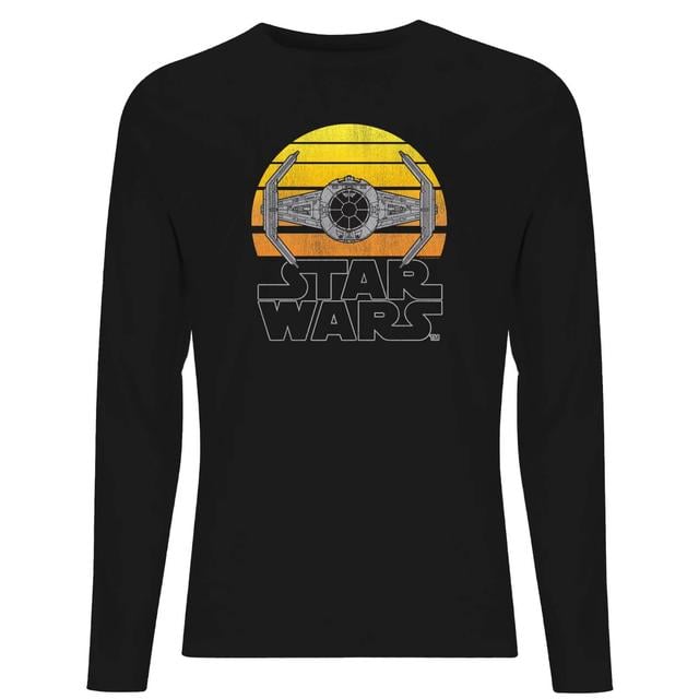 Star Wars Classic Sunset Tie Unisex Long Sleeve T-Shirt - Black - XXL - Svart on Productcaster.