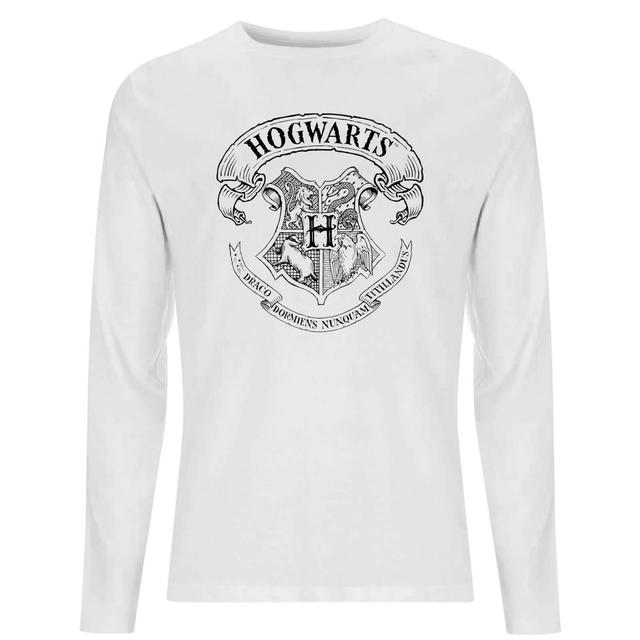 Camiseta de manga larga unisex Hogwarts Crest de Harry Potter - Blanco - L - Blanco on Productcaster.