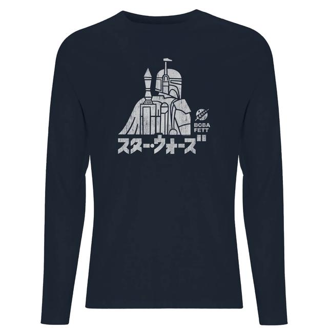 Camiseta de manga larga unisex Kana Boba Fett de Star Wars - Azul marino - XXL - Azul Marino on Productcaster.