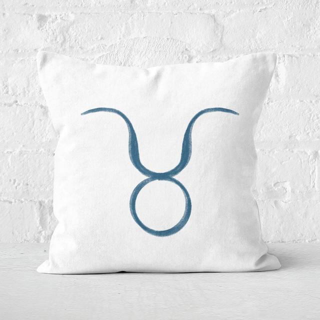 Taurus Symbol Square Cushion - 50x50cm - Soft Touch on Productcaster.