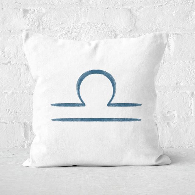 Libra Symbol Square Cushion - 40x40cm - Soft Touch on Productcaster.