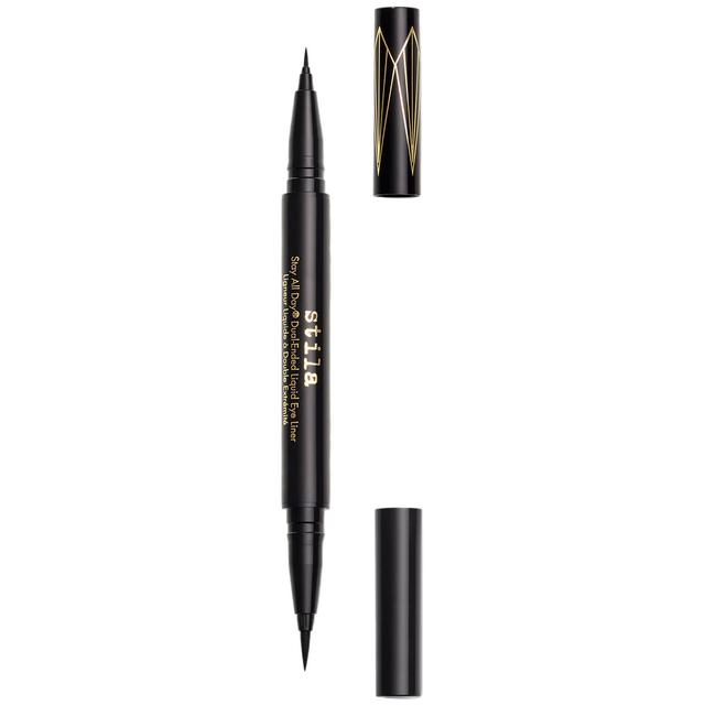 Stila Stay All Day Dual-Ended Waterproof Liquid Eye Liner 1ml (Various Shades) - Intense Black on Productcaster.