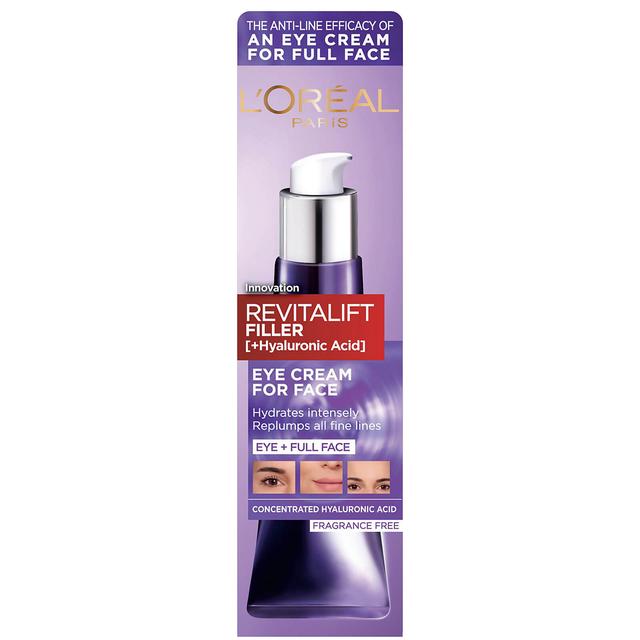 L'Oréal Paris Revitalift Filler [+ Hyaluronic Acid] Eye Cream 30ml on Productcaster.