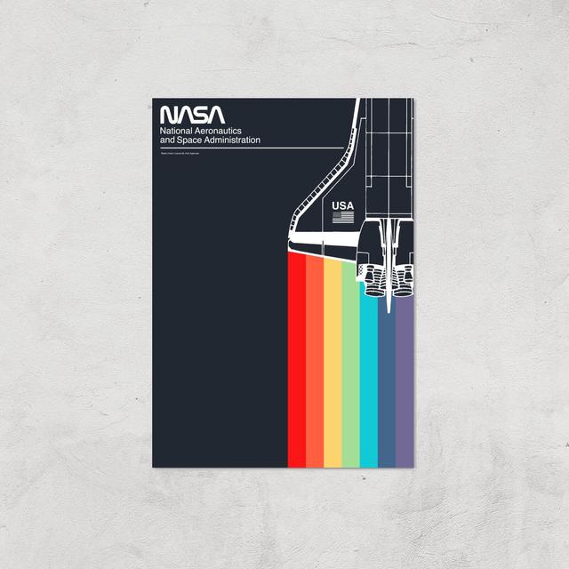 NASA Leading The Way Giclee Art Print - A2 - Print Only on Productcaster.