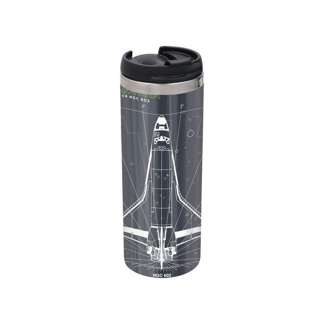 NASA NGC 602 Stainless Steel Thermo Travel Mug - Metallic Finish on Productcaster.